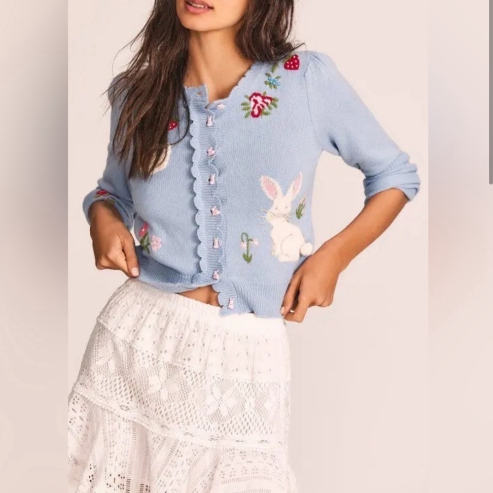 ISO Faya Bunny Cardigan - ANYSIZE - Loveshackfancy